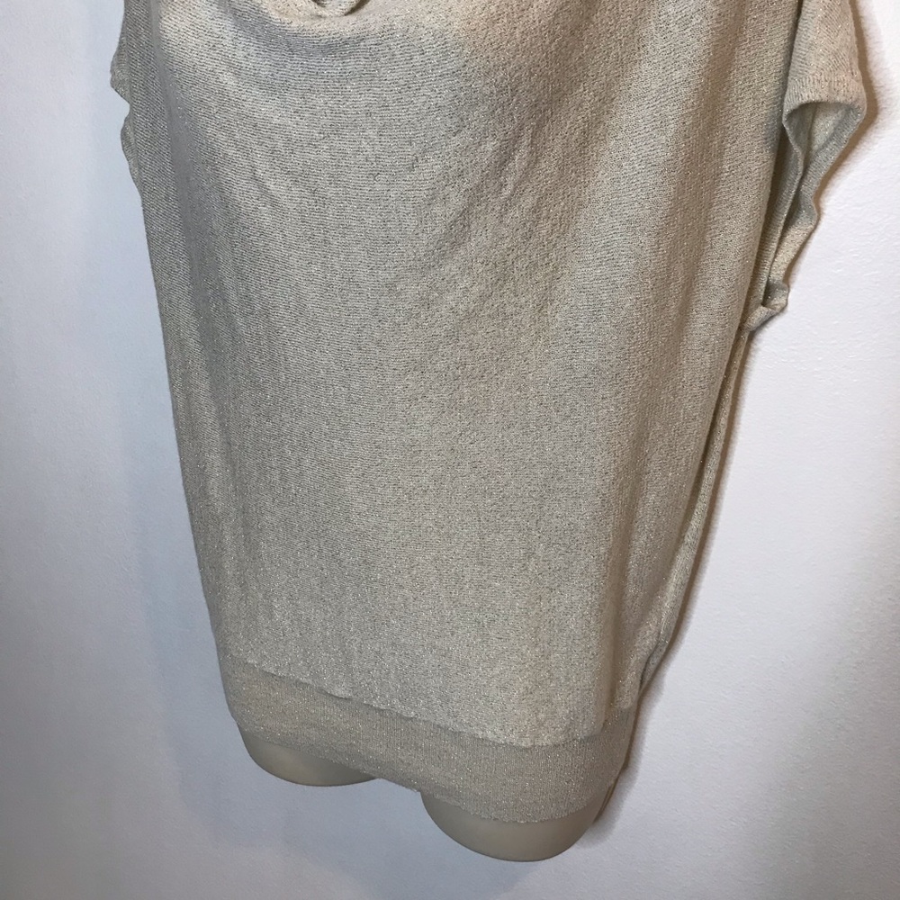 Worthington Petite Medium Gold Blouse Shirt - Picture 3 of 7